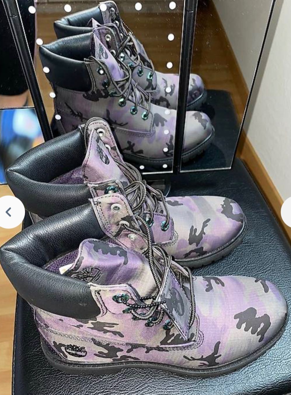 Timberland Scarpe da donna: Timberland Premium Black Camo – Nuovo e nell'imballaggio originale da Schmitten FR venduto da dia_y5nx 1