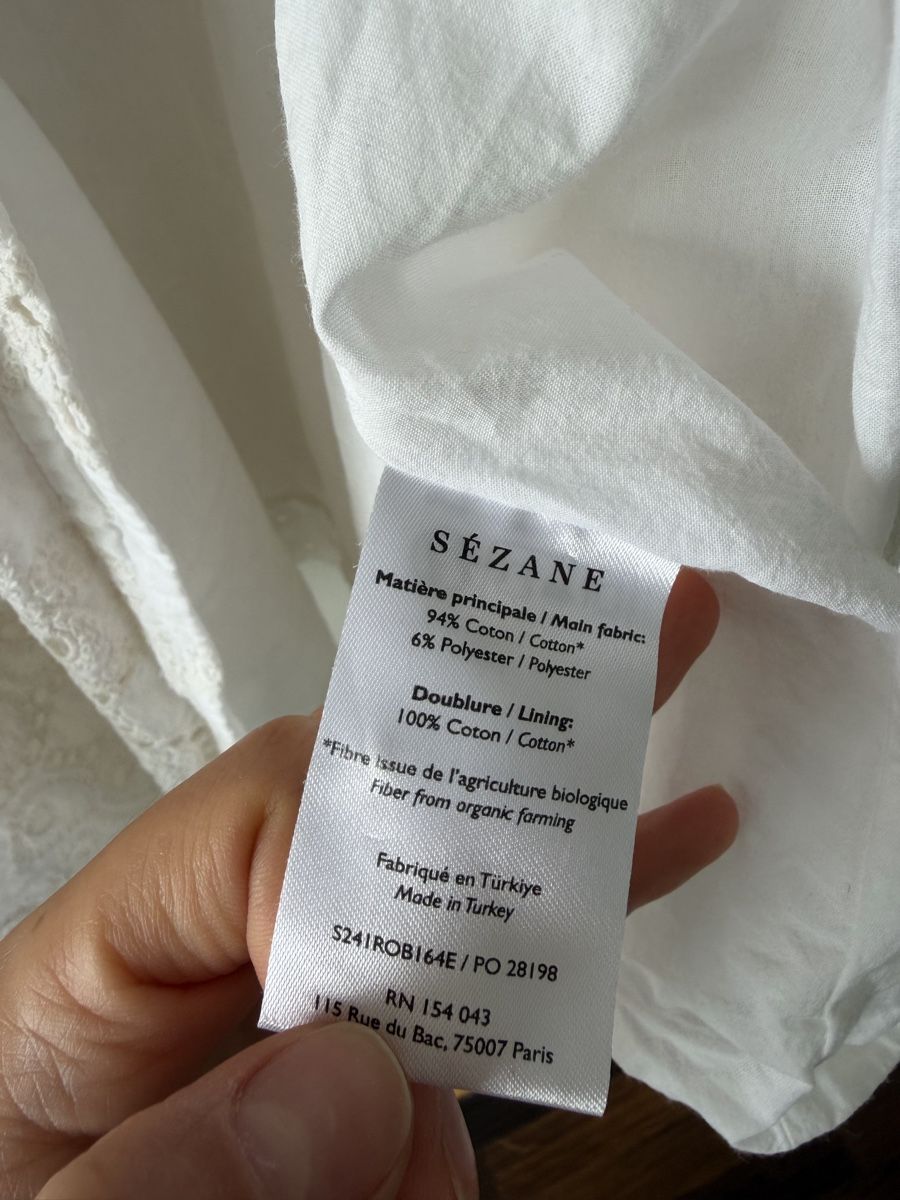 Sezane Vestiti: Sezane white dress – Usato da Uster venduto da Monika_OB 7