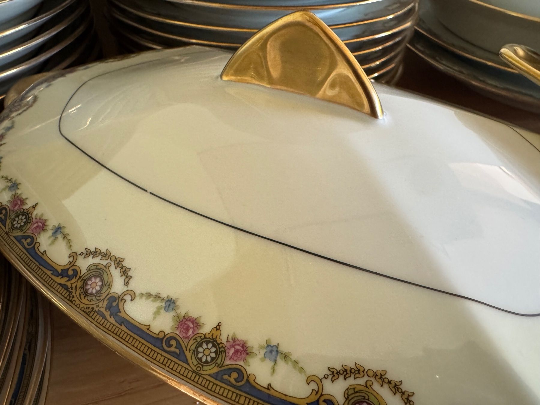 Set di piatti: Speiseservice Limoges um 1930 vergoldet – Usato da Burgdorf venduto da Tanthony 3