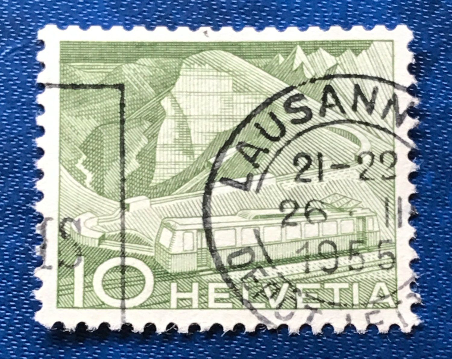 Tutti i francobolli: Nr.299 mit Stempel Bergbahn  1949   – Usato da Aarau venduto da Billa007