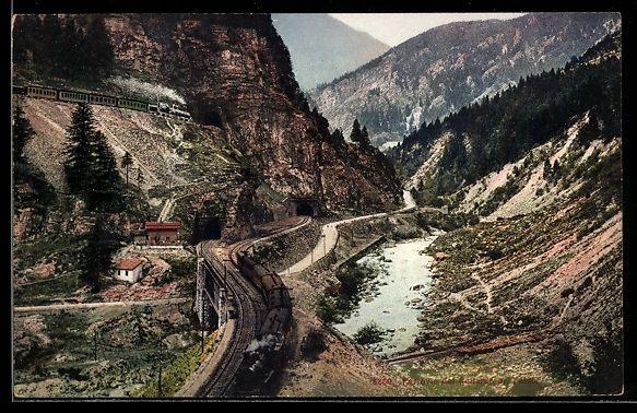 Ansichtskarten: Faido, Ferrovia del Collardo, Eisenbahn  – Gebraucht aus Berlin von bartko-reher