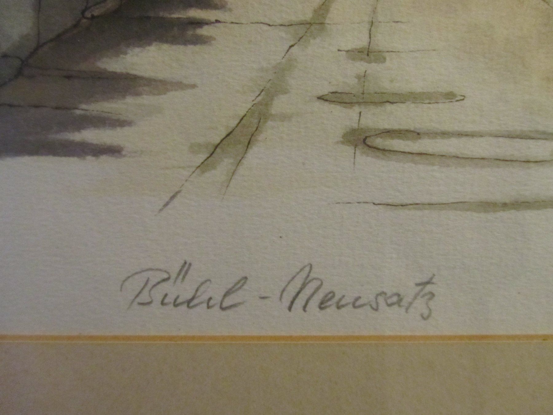 Dipinti: Aquarell  -  Bühl - Neusatz  -  Monogrammiert – Usato da Seengen venduto da mikelele 5