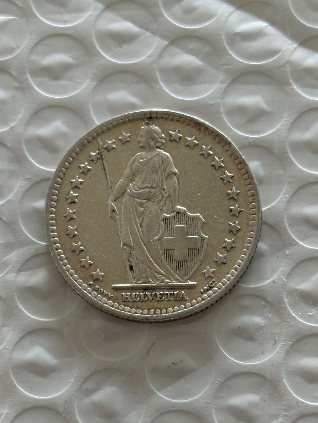 Tutti le monete: 2 Franken 1947  Rar – Usato da Wallisellen venduto da SWISS_SILVER1 1