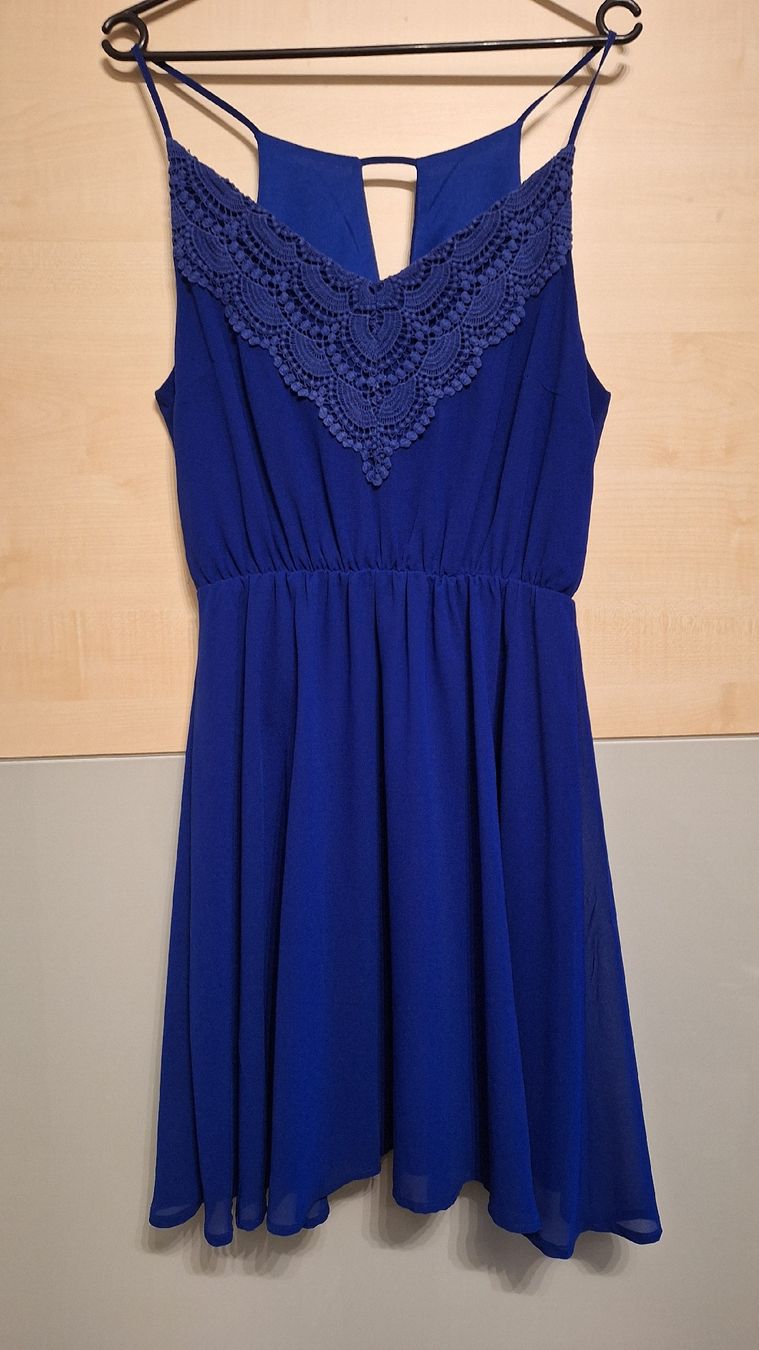 Vestiti: blaues Sommerkleid Gr. 10 / M – Usato da Thayngen venduto da Sela_ 2
