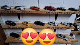 Etliche von Lotus mitentwickelte Modellfahrzeuge 1/43 - 1/64