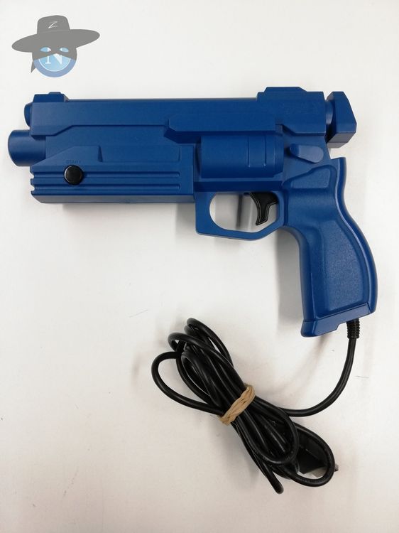 Pistolet Optique Sega Saturn Virtua Gun - Version Japonaise - Avec 2 Jeux - Testé, Pour Écran CRT