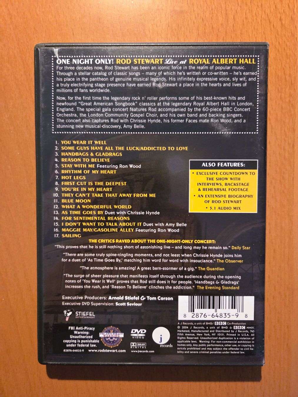 Tutti i DVDs: DVD - ROD STEWART – Usato da Brüttisellen venduto da Nighttrain 1