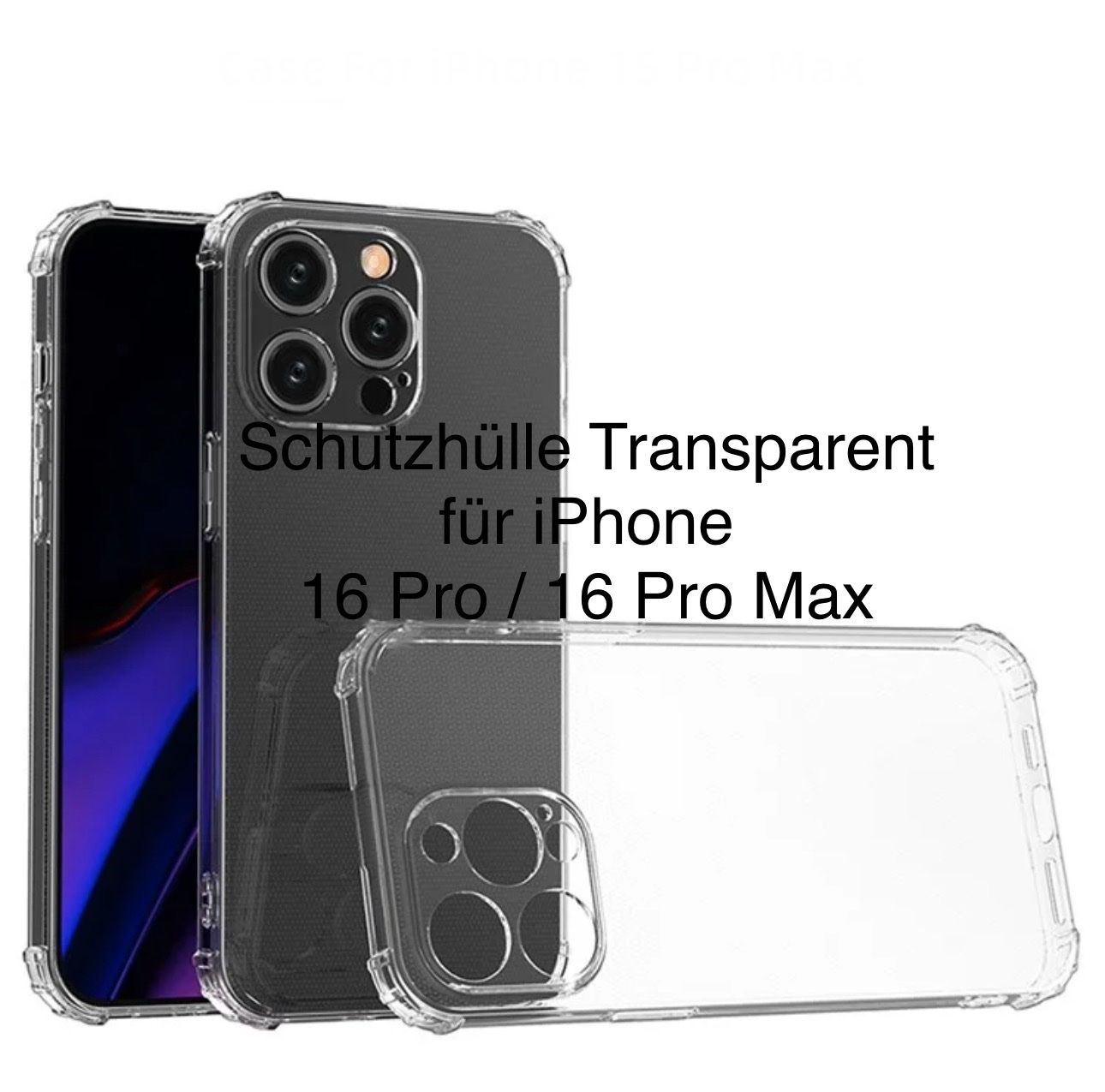 Cover & Protezioni schermo: iPhone 15 Pro Max Schutzhülle Cover Case Fallschutz – Nuovo (secondo la descrizione) da Basel venduto da MY.AIRPODS.SHOP 4