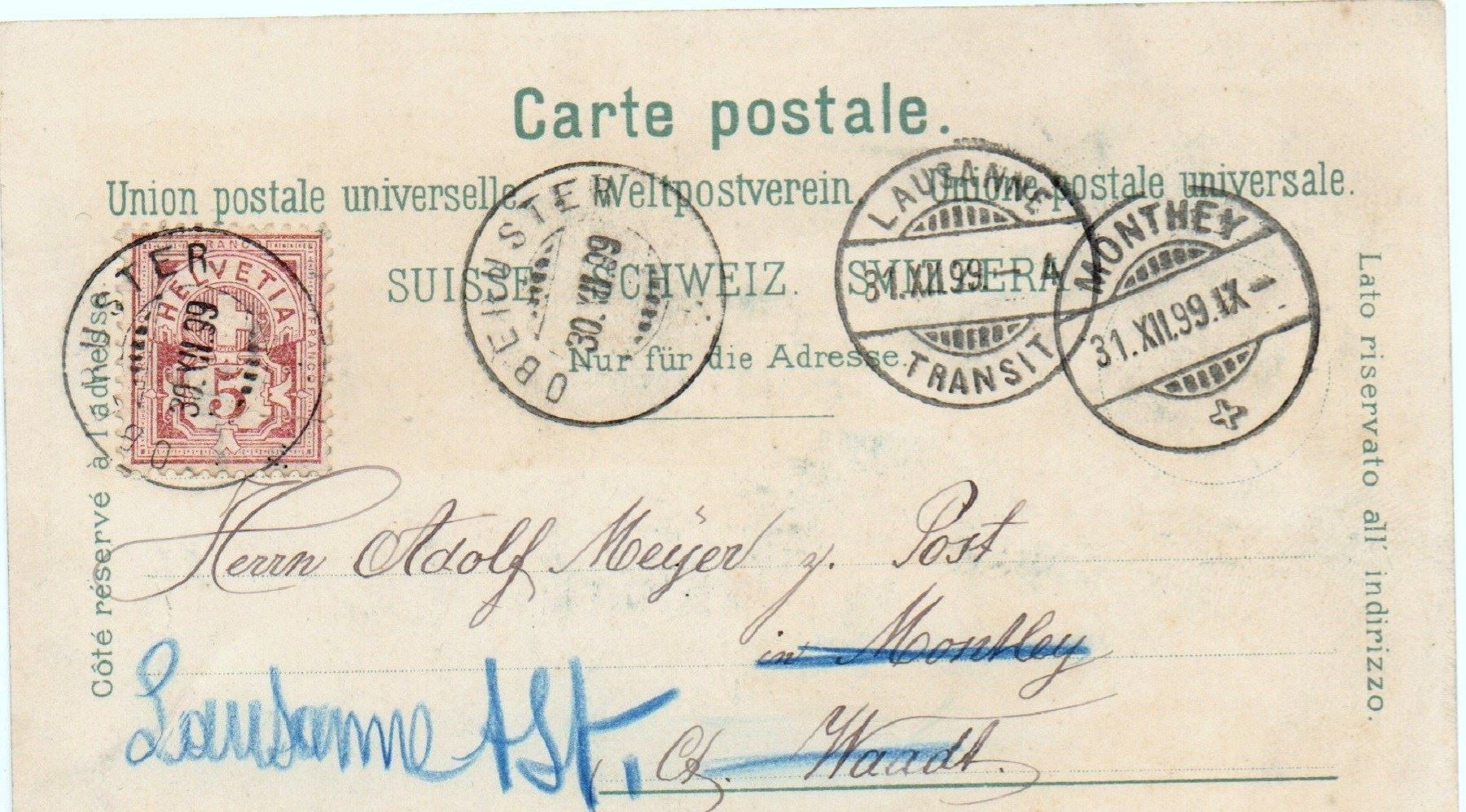 Cartes postales: LITHO Gruss aus USTER – D'occasion à Jona par philajona 1