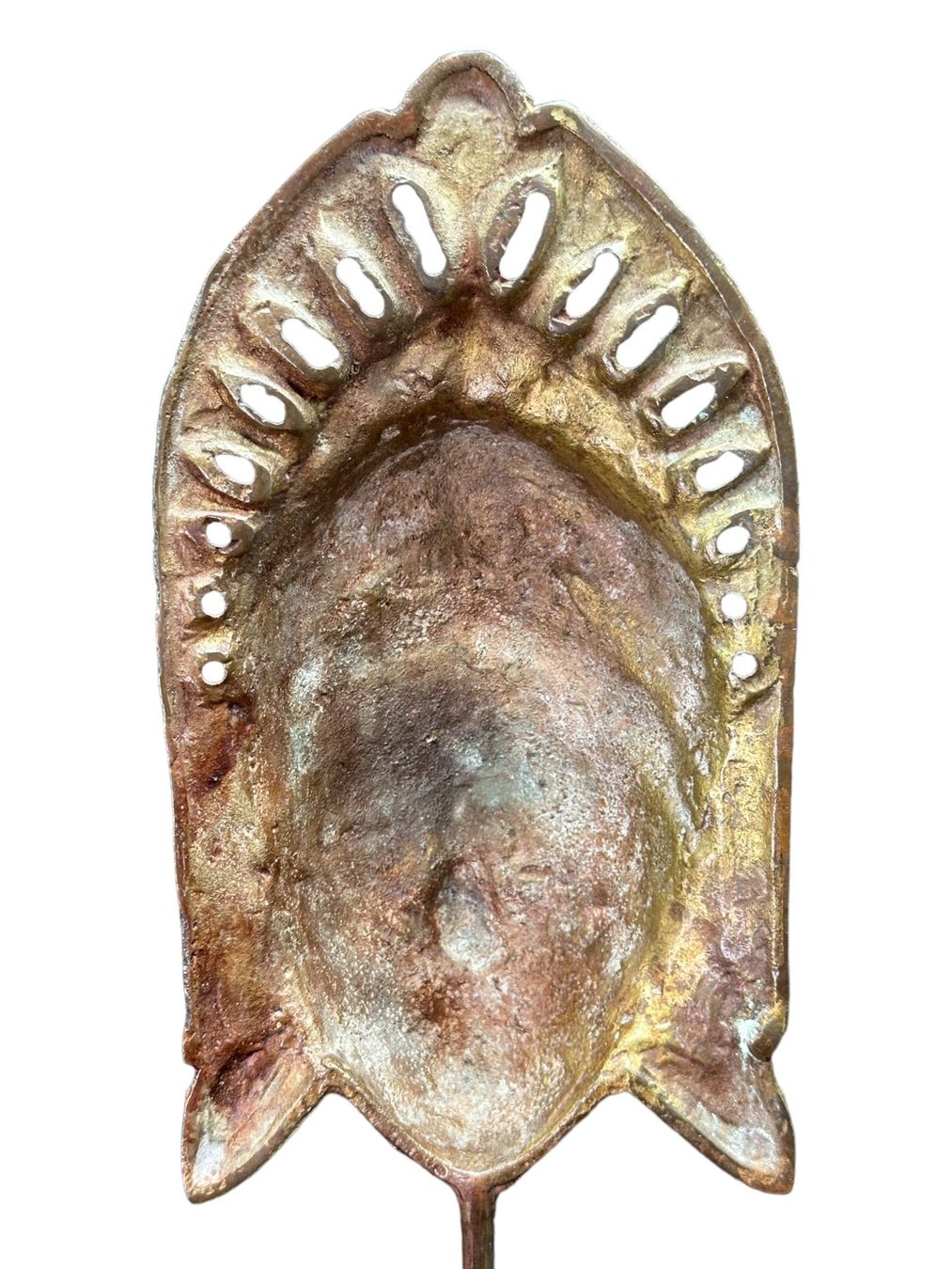 Sculture & Statue: Ensemble de deux anciens masques balinais bronze polychrome – Usato da Morges venduto da vintiques 8