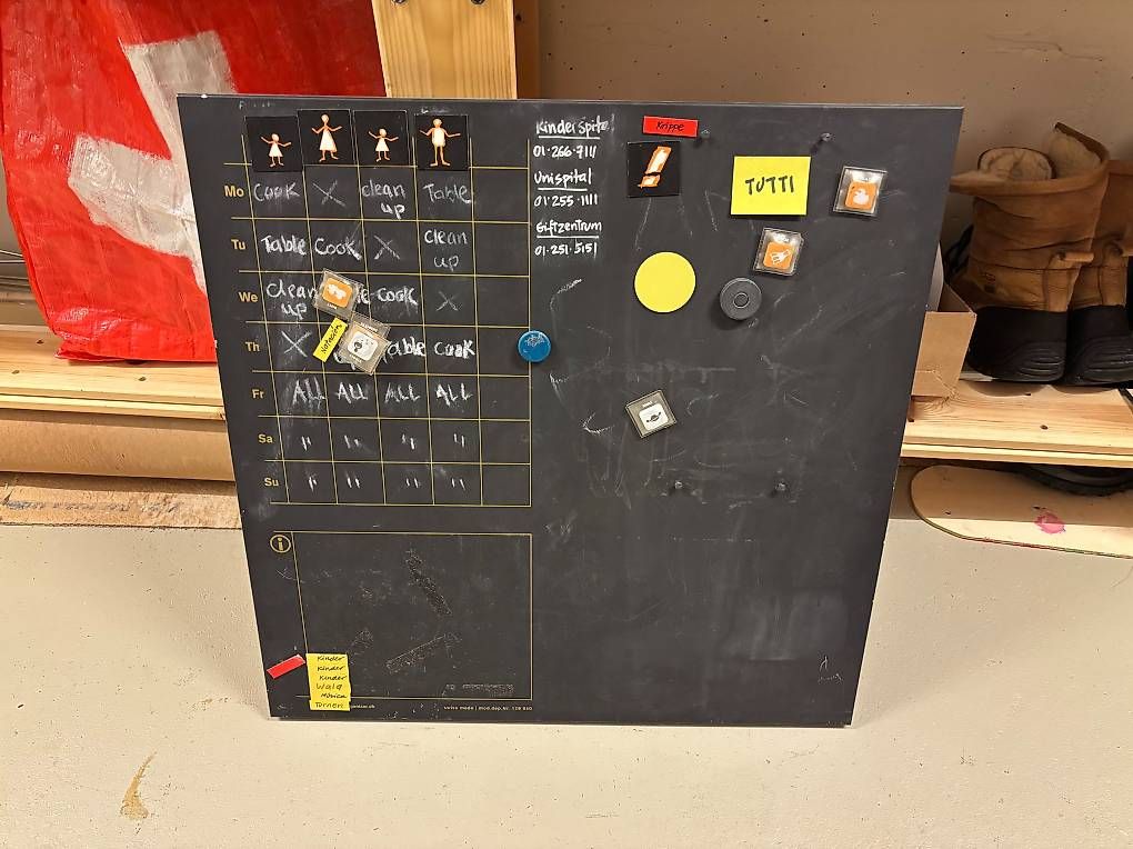 Lavagne: Metal Schreib Tafel – Usato da Meilen venduto da larakuppel