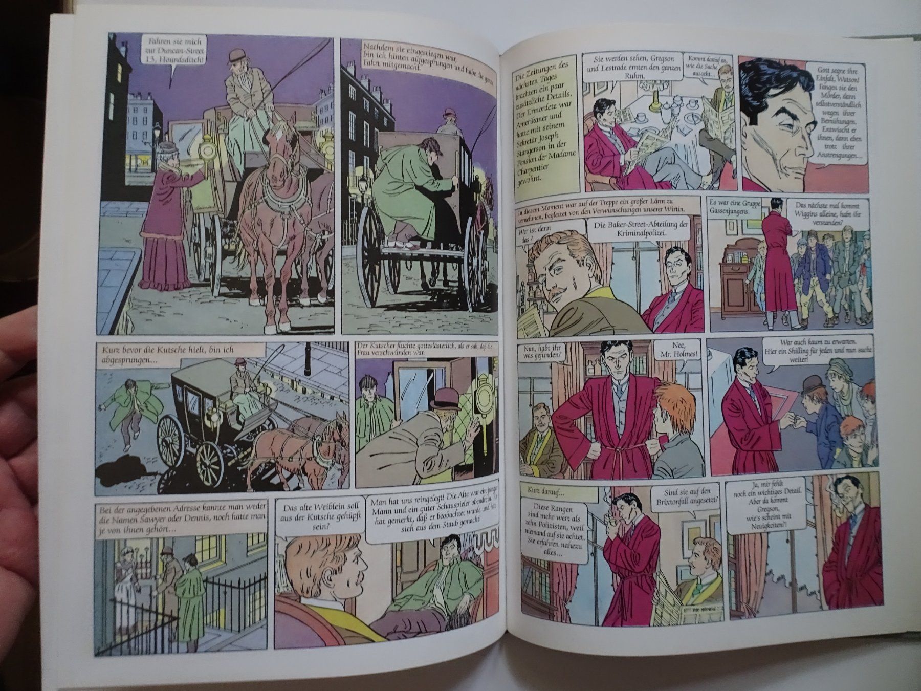 BD: Sherlock Holmes Studie in Scharlachrot Comic – D'occasion à Schönenwerd par schnitzunddrunter 3