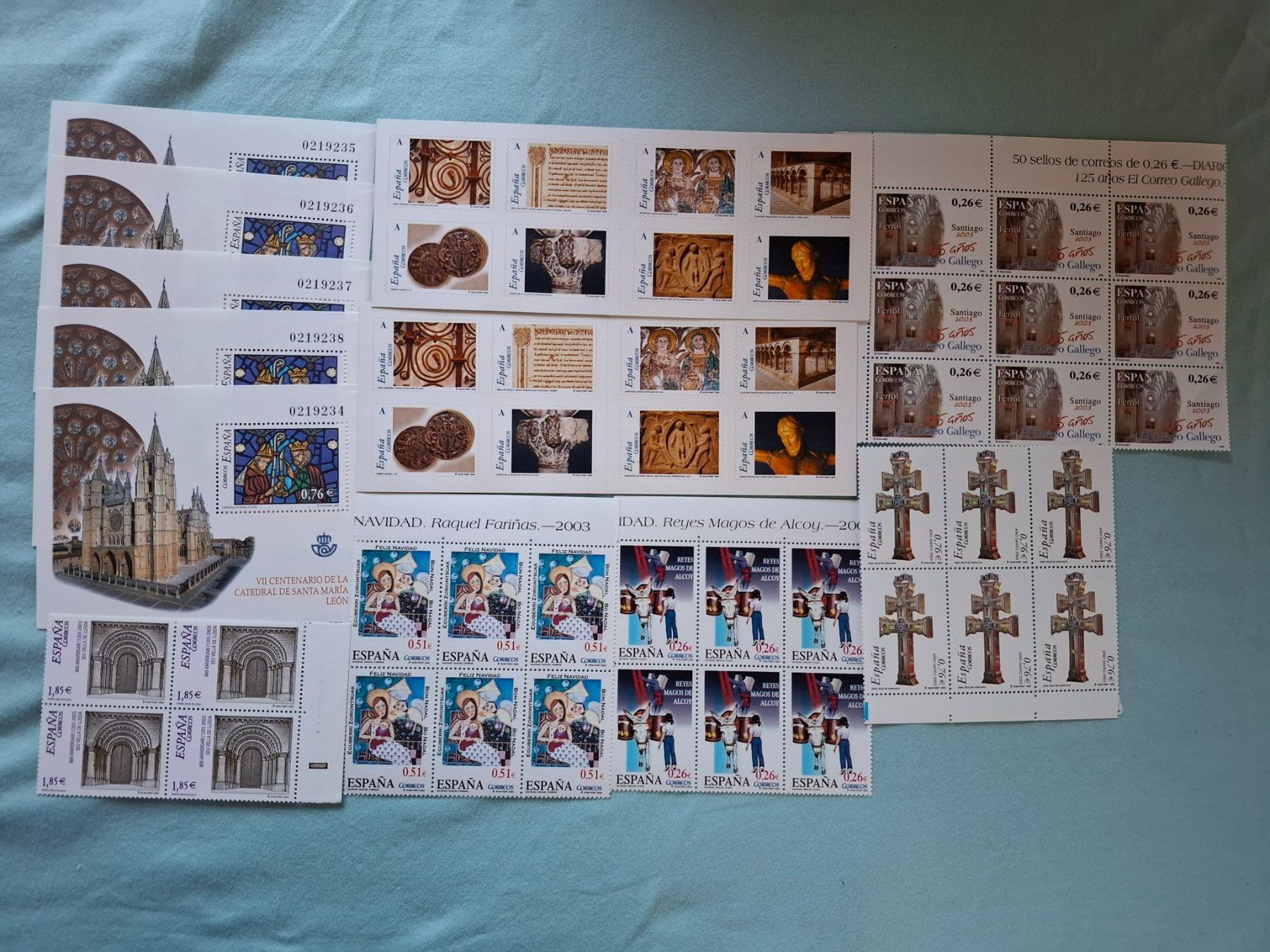 Alle Briefmarken: Spanische Briefmarken postfrisch – Gebraucht aus kreuzlingen von norgeire73