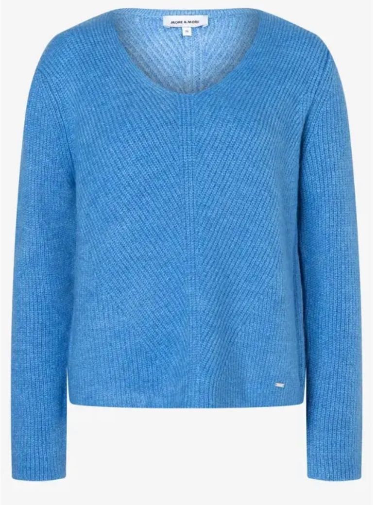 More & More Maglioni & Felpe: MORE & MORE Pullover: Gr. 38, hellblau, V-Ausschnitt (neu) – Nuovo (secondo la descrizione) da Basel venduto da Interstellar85 1
