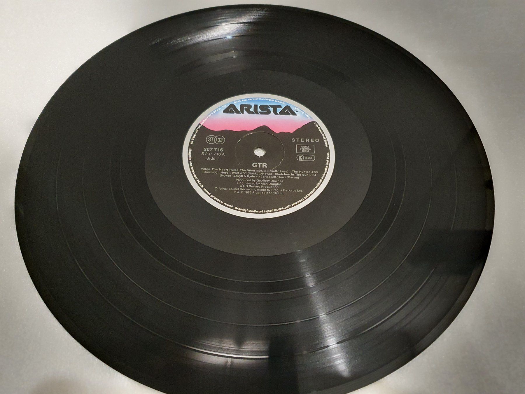 Dischi in vinile: GTR – GTR – Usato da Uster venduto da Vinyl-Leidenschaft 4