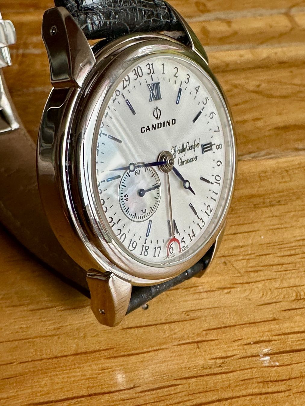 Candino Uhren: Genauer Chronograph ETA 2824-2 revidiert mit Prüfprotokol – Neu (gemäss Beschreibung) aus Uznach von Workshop-WM 5