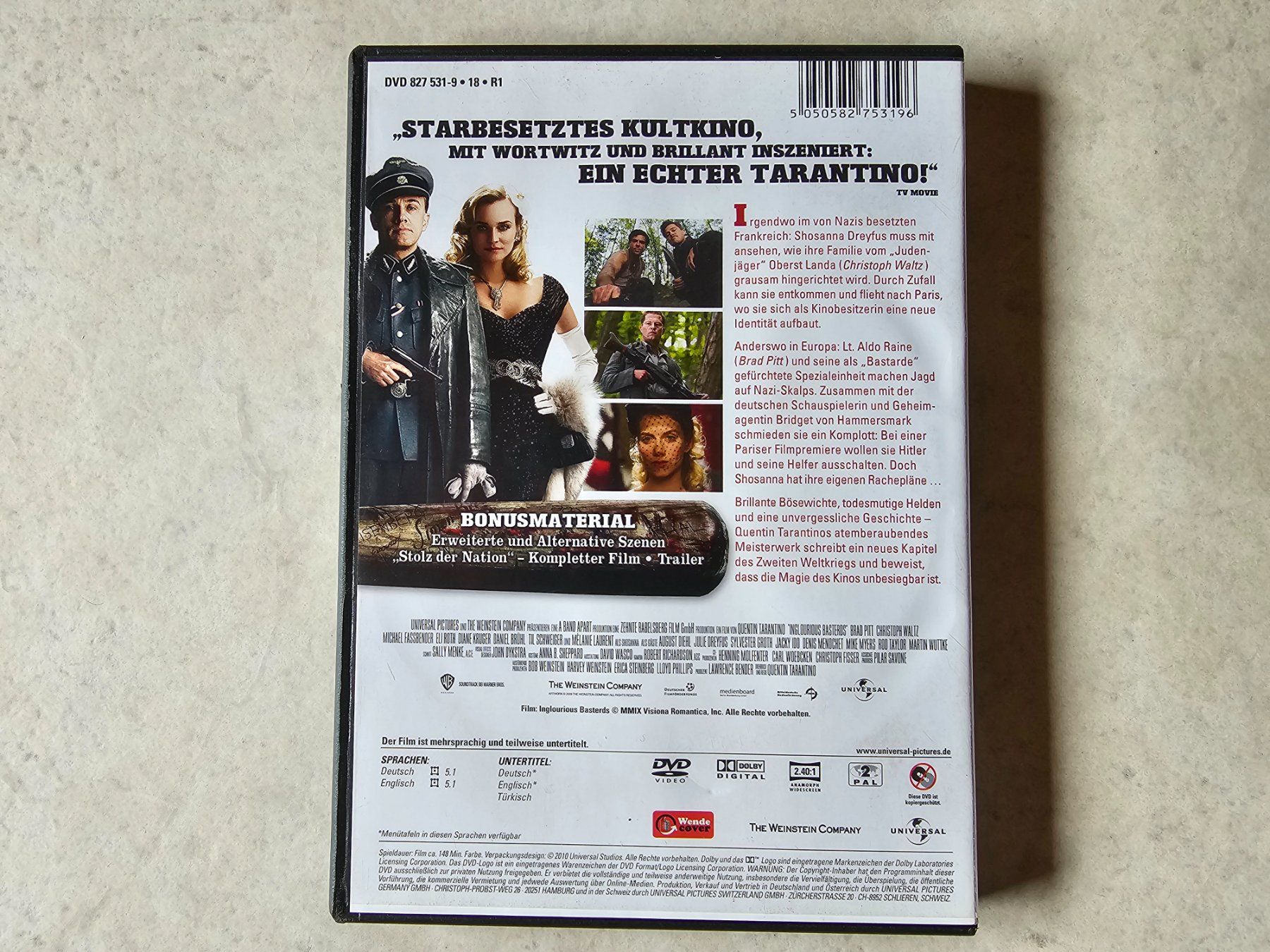 Tutti i DVDs: Inglourious Basterds – Usato da Schneisingen venduto da backstore24 1