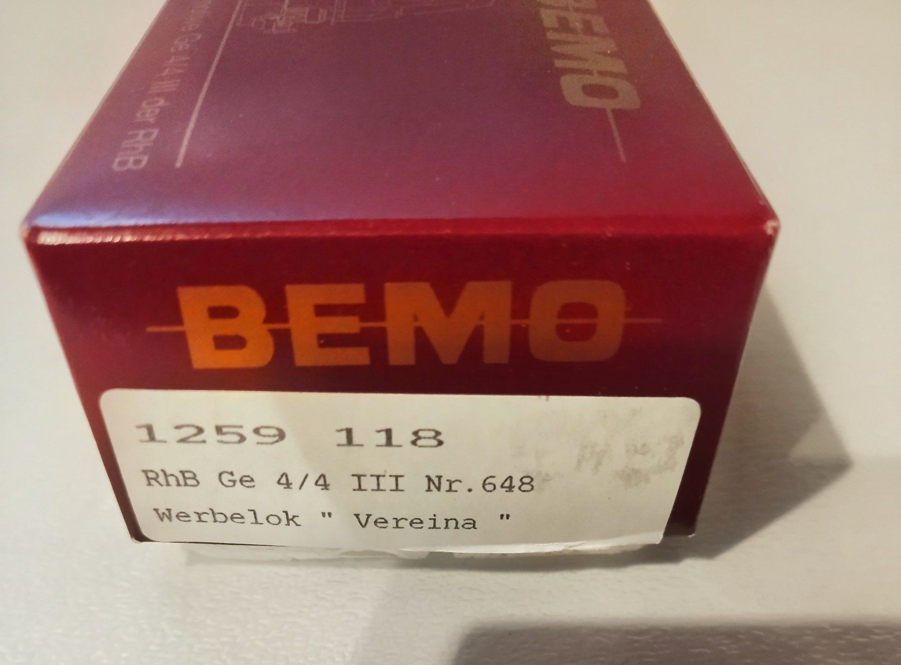 Bemo Modellini di ferrovie: Bemo Ge4/4iii Vereina – Nuovo e nell'imballaggio originale da Rafz venduto da Puma059 8