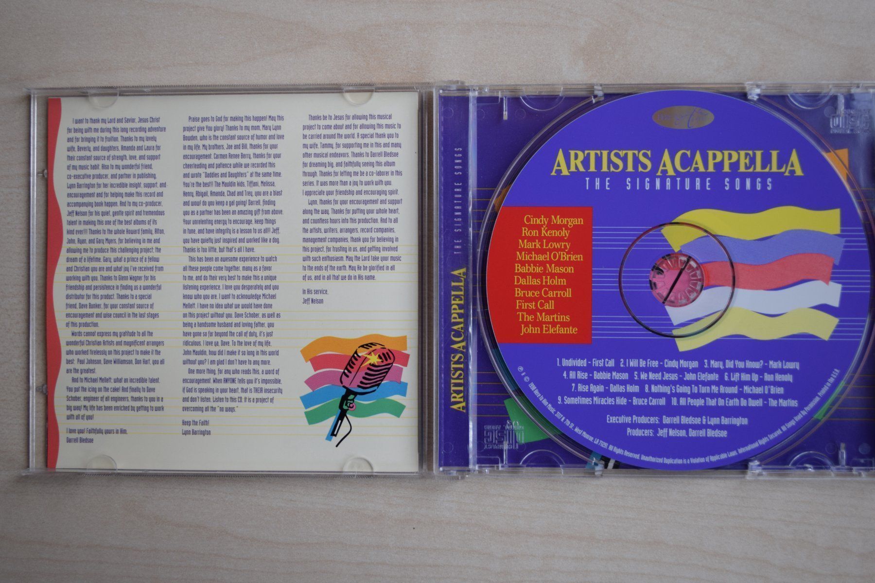 CD: ARTISTS A CAPPELLA (462) – Usato da Reutigen venduto da DONDON55 3