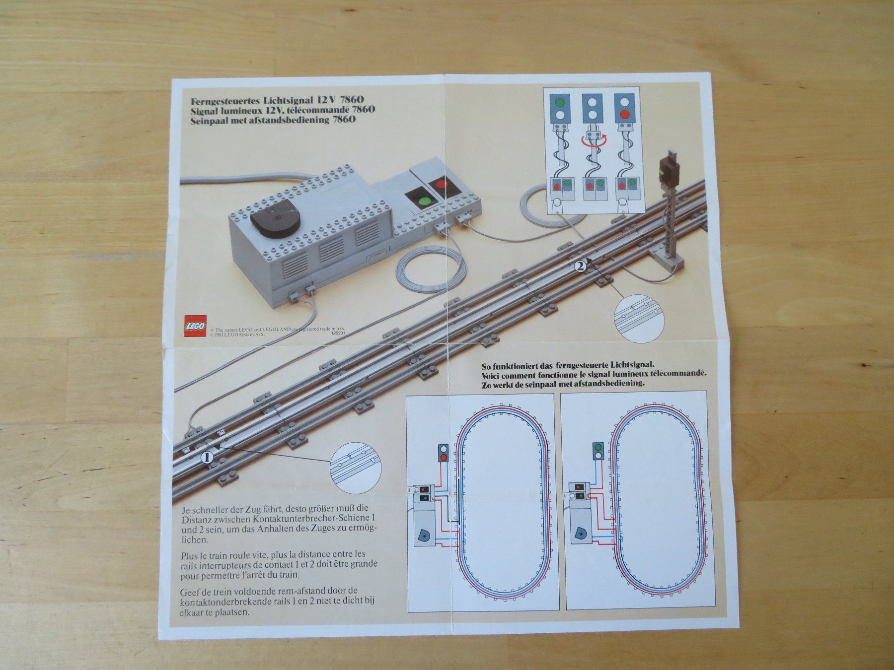Lego Giocattoli: LEGO 12 Volt Bahn Prospekt – Usato da Zürich venduto da piroma 1