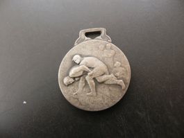 Medaille Fête de Lutte France - Suisse Neuchâtel 1928