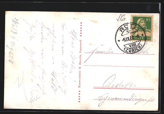 Cartes postales: Rapperswil /SG, Totalansicht mit Bergen – D'occasion à Berlin par bartko-reher 1