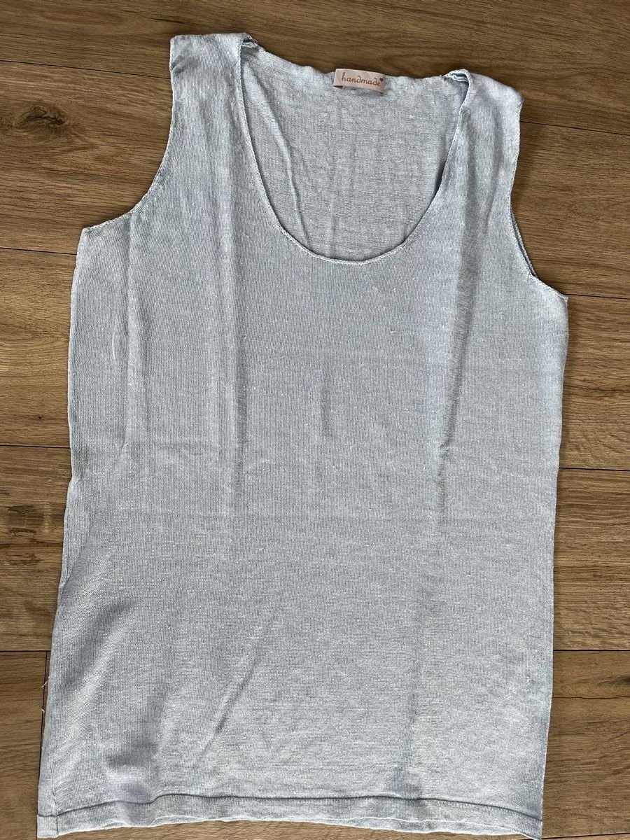 Top: Handmade Leinen Top hellblau – Nuovo (secondo la descrizione) da Kerns venduto da osco01 3