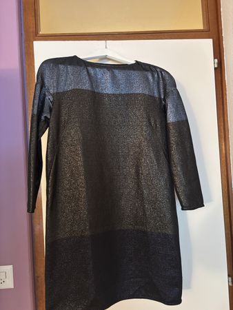 Piazza Sempione Kleid schwarz glitzer Grösse 38 neuwertig