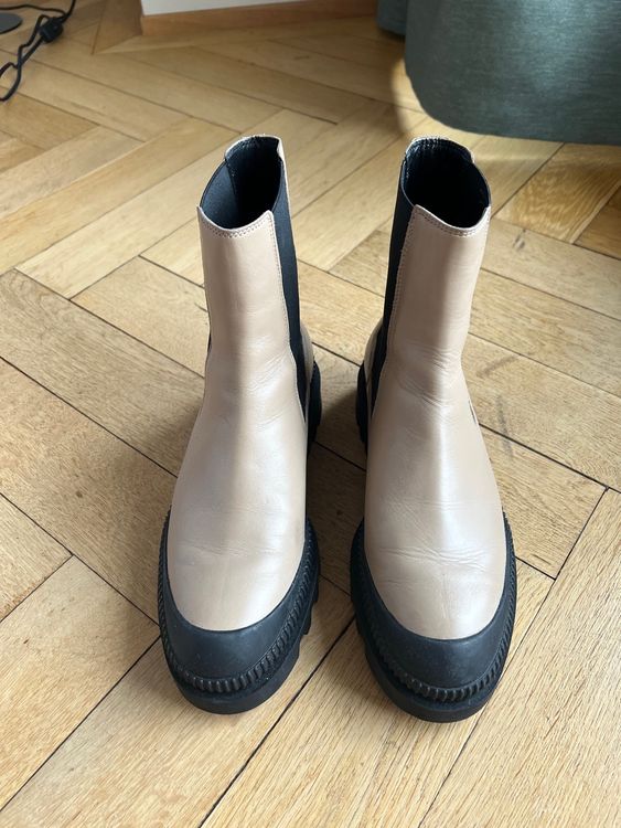 Bottes Cavalières Massimo Dutti En Cuir Marron - Taille 38 (37) - NEUVES Avec étiquettes