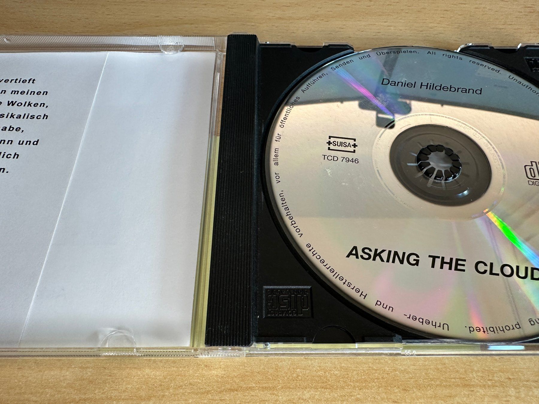 CDs: Daniel Hildebrand – Asking The Clouds – Gebraucht aus Rikon im Tösstal von Alpenmutz 2