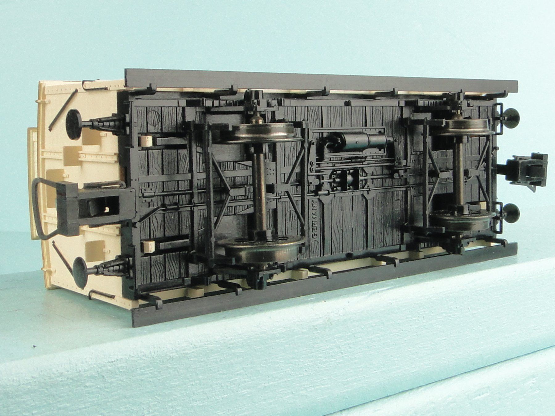 Trix Modellini di ferrovie: Trix H0 23538 Güterwagen Hinsch & Co – Usato da Bülach venduto da cann11 5