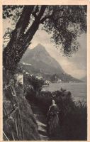 Gruss vom LAGO DI LUGANO - St. Mamette & Castello