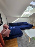 Elegantes Ecksofa aus Velours
