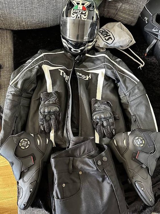 Triumph Motorrad jacke Neu 42/52 !!! Ungebraucht !!! (Gebraucht