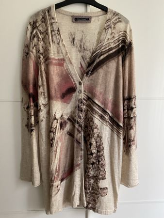 Luisa Cerano Strickjacke aus Seide und Schurwolle, Grösse 44