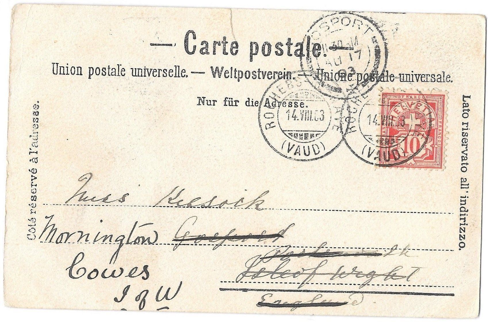 Cartoline postali: Chemin de Fer de Territet - Glion – Usato da Olten venduto da clotaldi 1