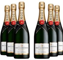 6 FLASCHE MOET CHANDON  BRUT 0.375cl