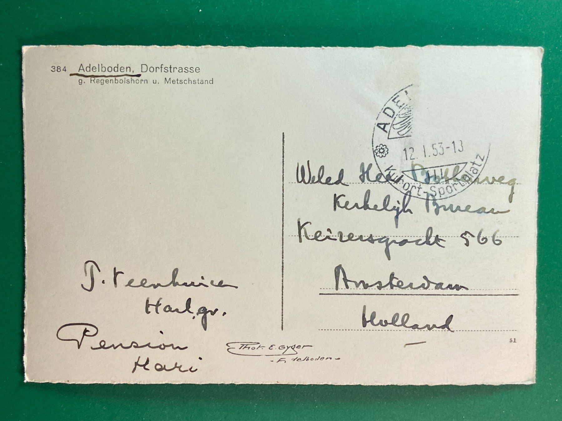 Cartoline postali: Adelboden - Dorfstrasse - belebt !!! – Usato da Steg VS venduto da danwer74 1