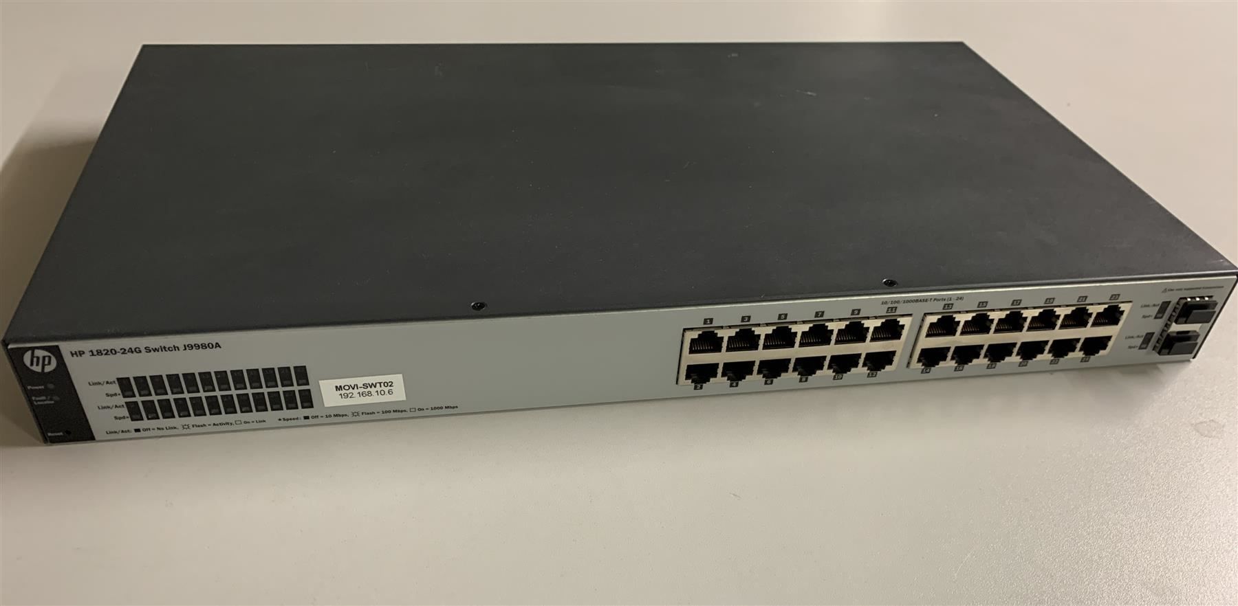Hewlett Packard Hubs & Switches: Switch HP 1820-24G J9980A – Gebraucht aus St. Gallen von moving_st.gallen 7