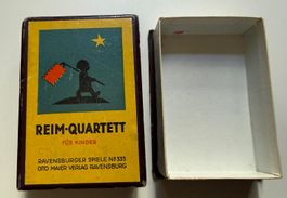 Reim-Quartett von Ravensburger, Rarität aus 1925 / No.333