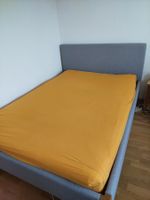 Komplett Bett Stoff grau vom Pfister 140x200 cm in Zuchwil