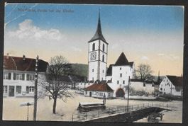 Muttenz Partie bei der Kirche