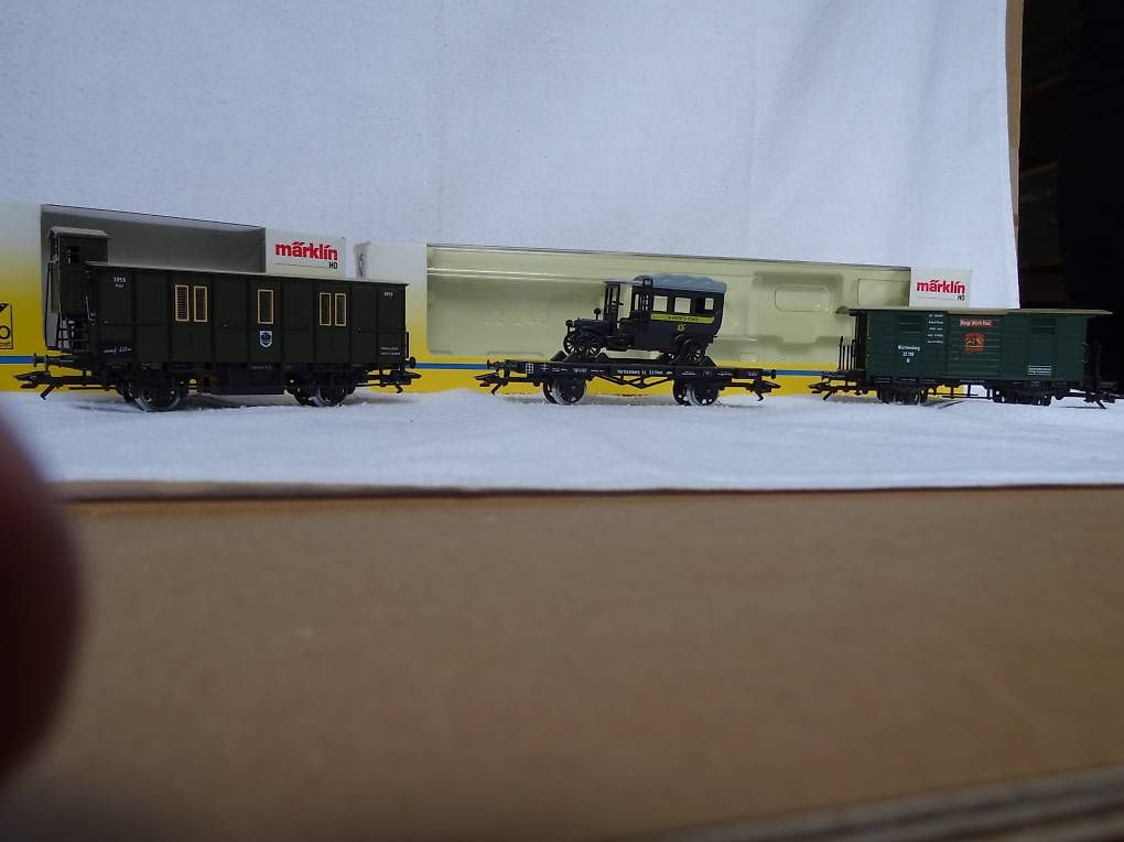 Modellini di ferrovie: Sonderwagen Set Deutsche Post – Usato da Riken AG venduto da Heizer56 1