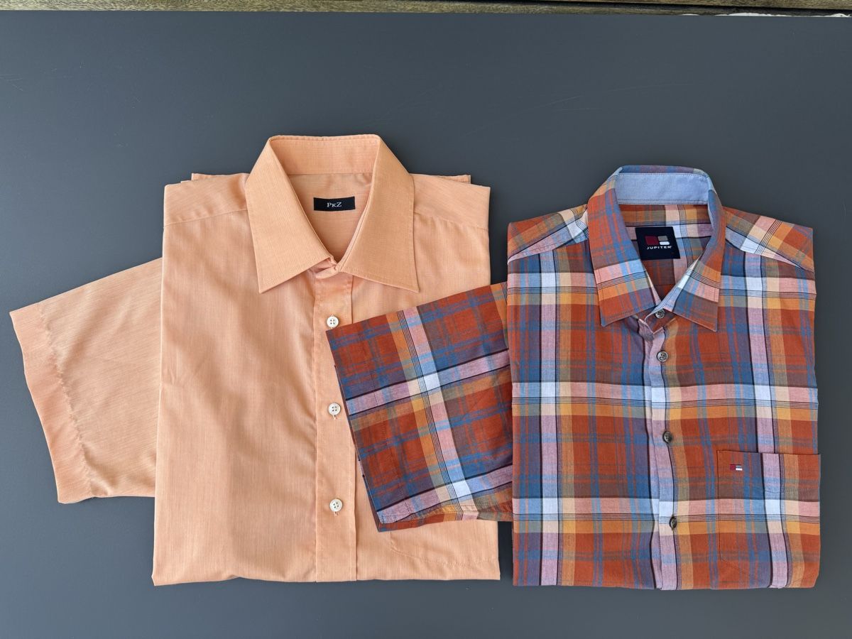 Hugo Boss Camicie: 2 Hemden, Gr. 41/42 kurzarm, NEUWERTIG – Nuovo (secondo la descrizione) da Thun venduto da Pfausi1966 1