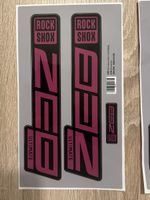 RockShox Zeb Ultimate Decal Kit Magenta/Rosa