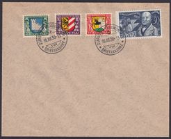 PJ 1930, Satzbrief J53-J56, von ZÜRICH Adresslos, Kat: 100.-