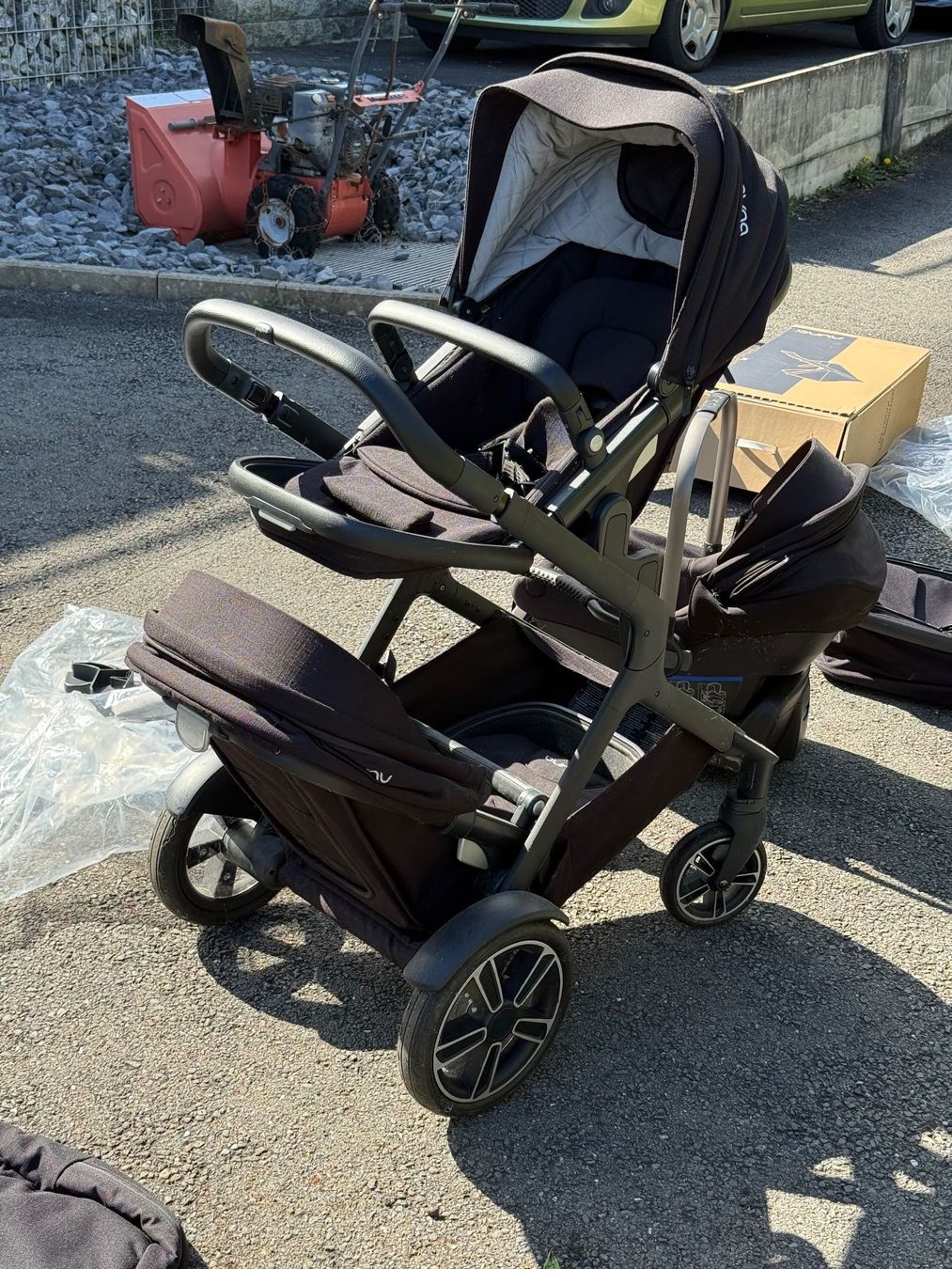Nuna Carrozzine: Poussette double NUNA avec siège auto / couffin – Usato da Monthey venduto da 11642mth 3