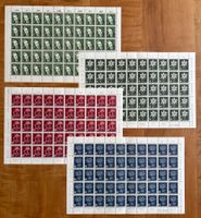 1946, Pro Juventute Serie im Bogen J117-J120 **