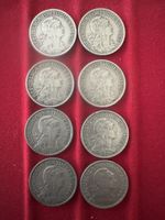 Portugal 8x 1 Escudo Münzen verschiedene Jahrgänge guter Zus