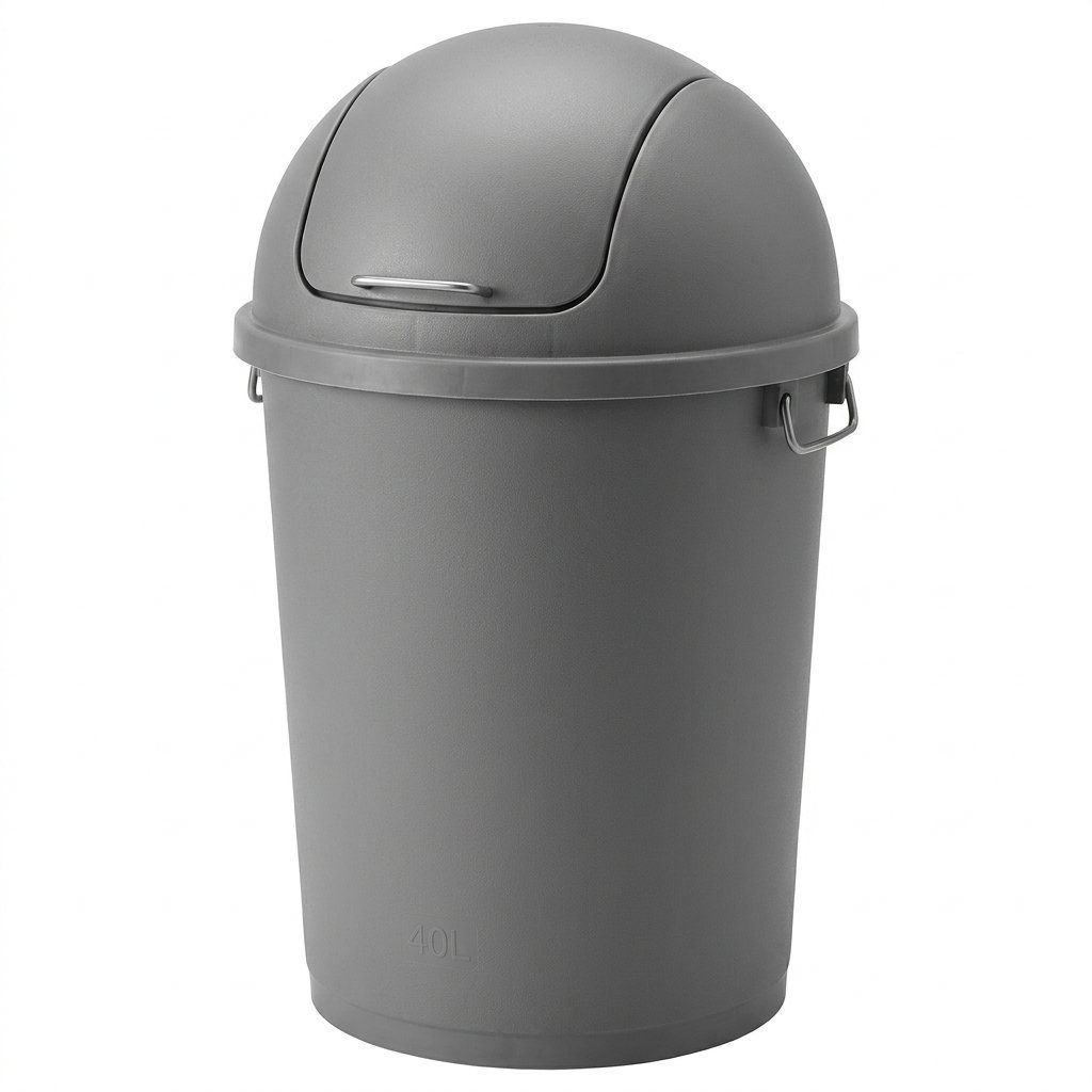 Ikea Cestini per rifiuti: IKEA KNODD Abfalleimer mit Deckel 40L grau (2x) – Usato da Zürich venduto da deniswidler